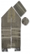 Rikmat Elimelech Handloom Woven Gray Silk Tallit